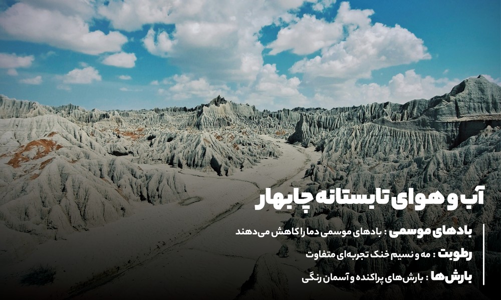 چابهار تابستانی خنک در قلب جنوب