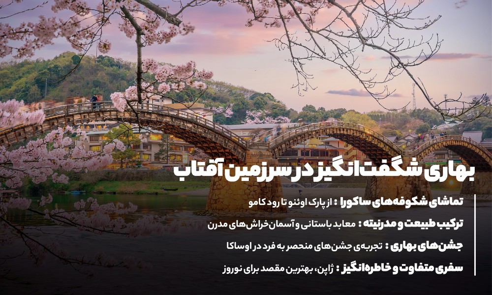 تور ژاپن نوروز سفری فراموش‌نشدنی به سرزمین آفتاب!