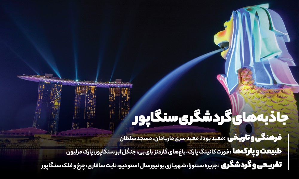 جاذبه های گردشگری سنگاپور