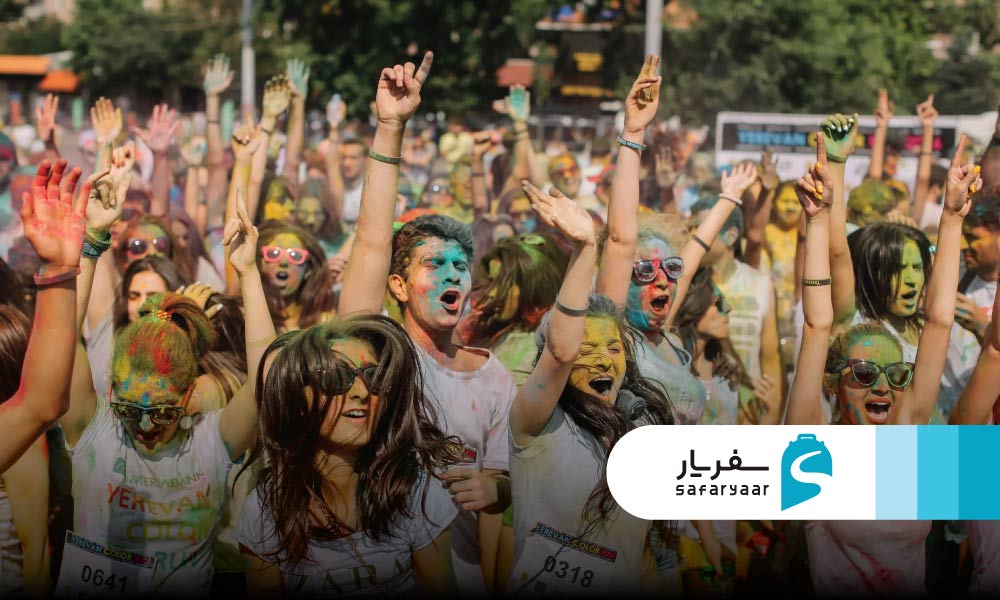 وسایل مناسب جشن رنگ ایروان