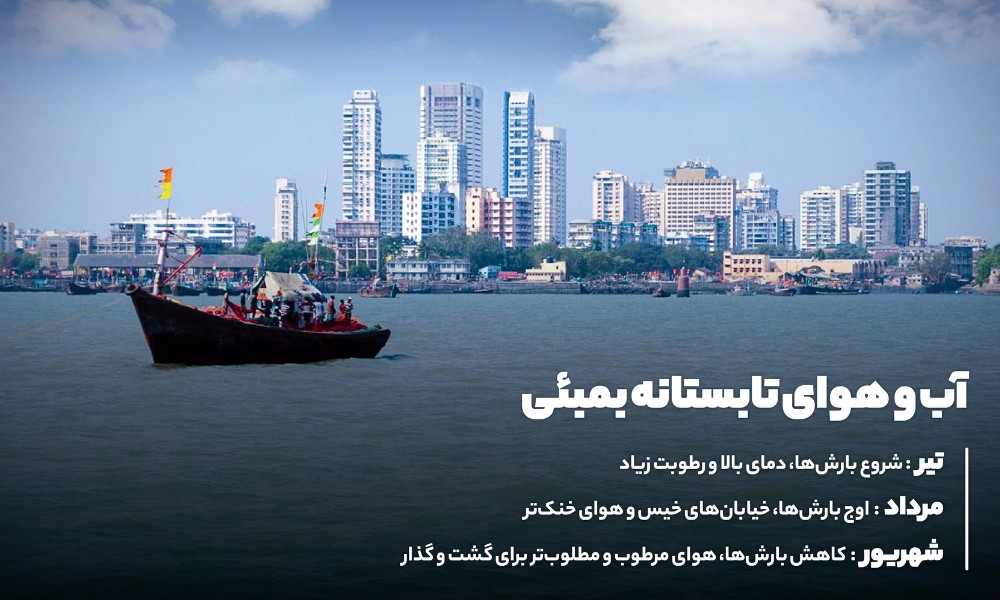 تابستان در بمبئی؛ گرم، شرجی و پرباران