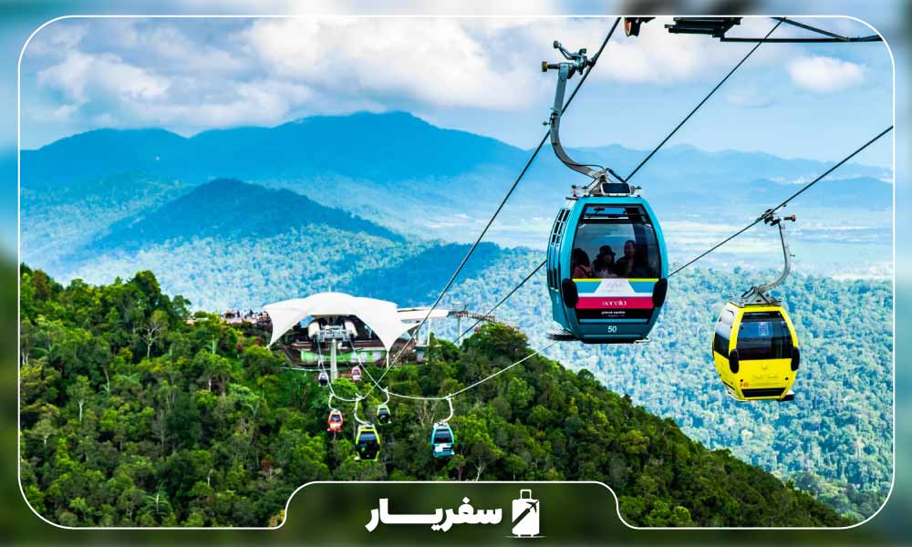 تله کابین لنکاوی در مالزی