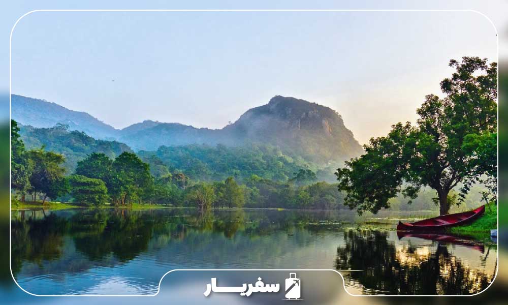 آفتاب و طبیعت دهکده اولپوتا در سریلانکا