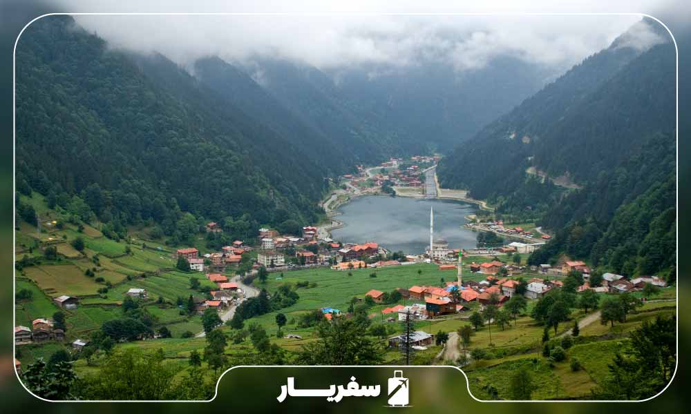 نمای کل شهر زیبای ترابزون 