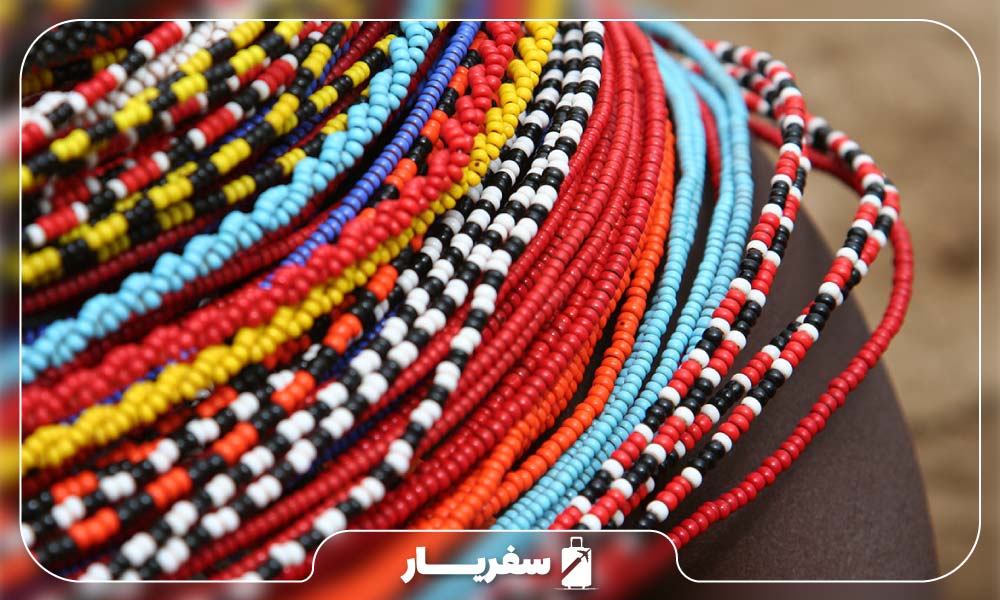 سوغاتی منجوق های ماسایی کنیا 