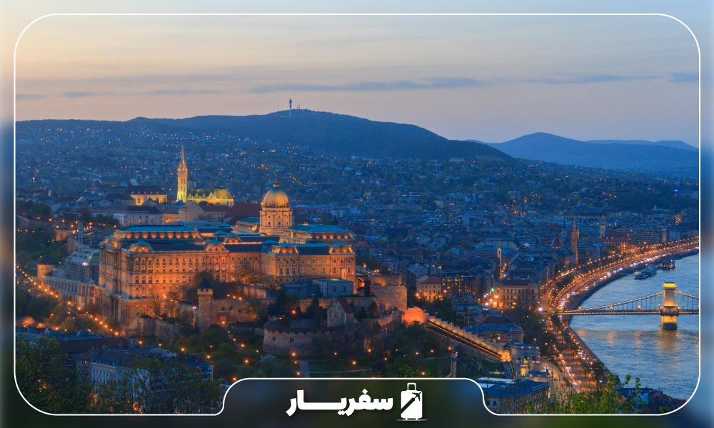 گردش در کشور مجارستان در ایام شب